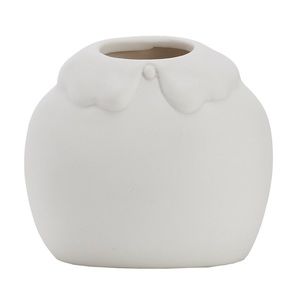 LAUREN CONRAD BISQUE SHIRT VASE NIB